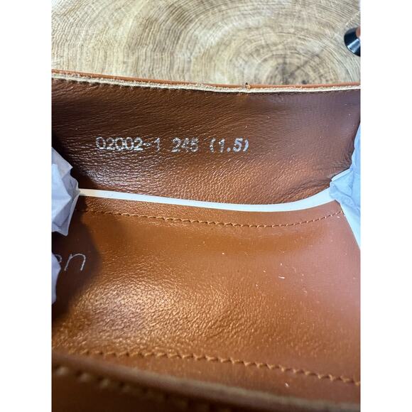 GiaoDeen Women’s Leather Kitten Pointed Toe Stiletto Mid Heel Pumps - Picture 9 of 11